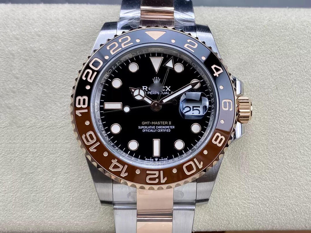 GMT MASTER II M126711CHNR-0002 C+ FACTORY BLACK DIAL